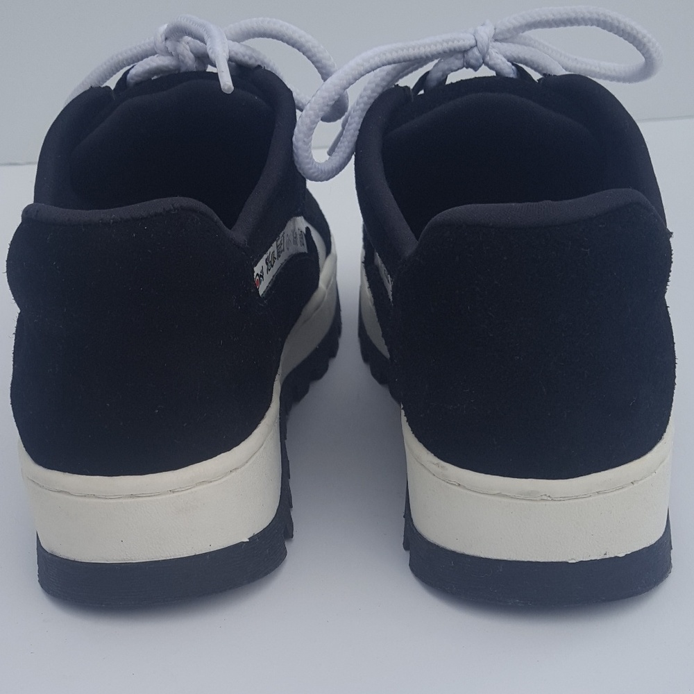 Womens Chinese Laundry Sneakers 6m Black Leather - Picture 5 of 8
